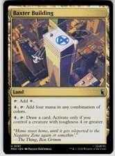 Baxter Building 261 Marvel Super Heroes Magic the Gathering