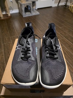 Vivobarefoot Primus Lite Men s Athletic Sneaker Low Top Lace-Up Black/White