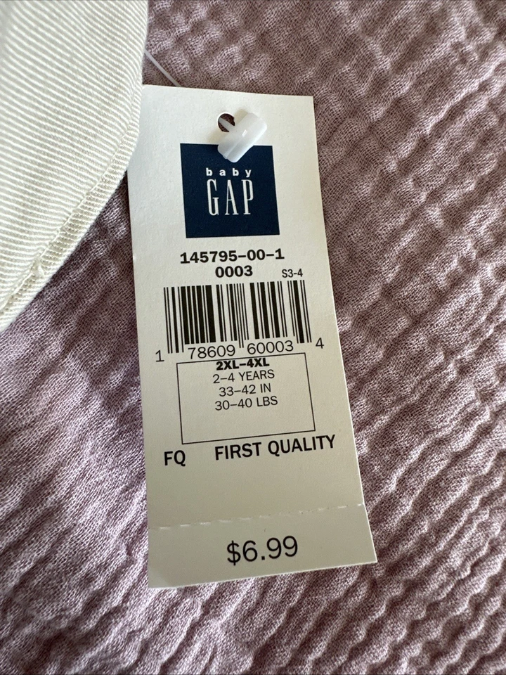 Baby Gap Y2K Vintage NWT Baseball Cap 2-3-4 Years Fire Truck Tan Red 2xl-4xl - Image 3 of 4