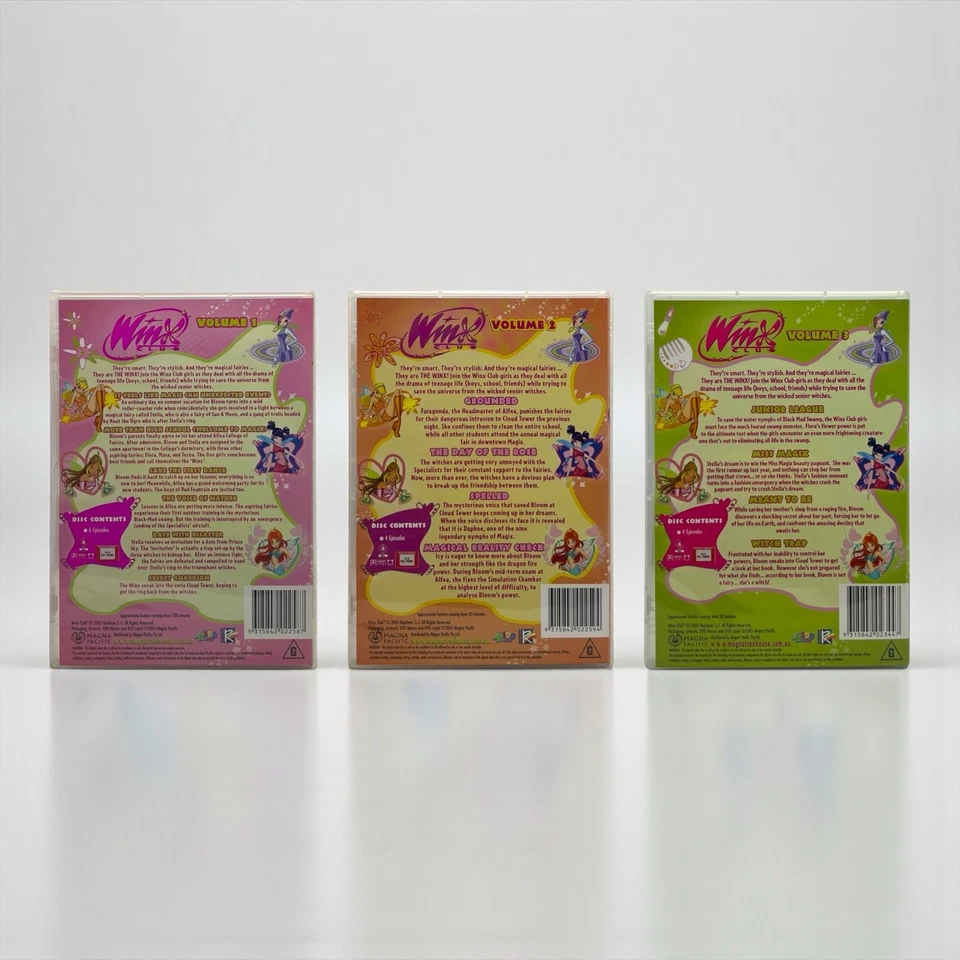 Winx Club: Complete Volumes 1-3 DVD Bundle (14 Episodes) - Region 4, PAL - image 2 of 4
