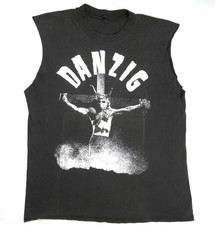 Danzig Glenn Vintage T Shirt 1990 Lucifuge Tour Misfits Samhain VHS Cover Logo