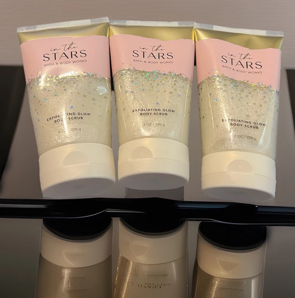 Bath & Body Works In The Stars Exfoliating Glow Body Scrub 3 Pack Shea Butter - Image 3 of 4
