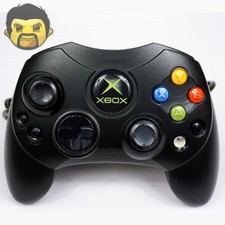 Microsoft Xbox Original Controller S Type OEM Black w/ Breakaway Cable Tested B