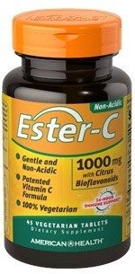 American Health Products Ester-C 1000 мг с цитрусовыми биофлавоноидами 45 VegTab 2990₽