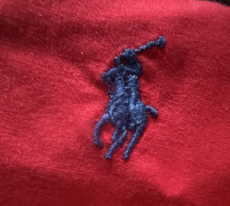 Vintage Ralph Lauren The Polo Standard Pillow Cases (2)~Red~1995 Blue Pony