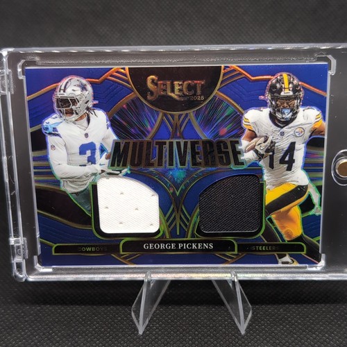 Panini 2025 Select Football Multiverse Prizm Memorabilia George Pickens NFL Card