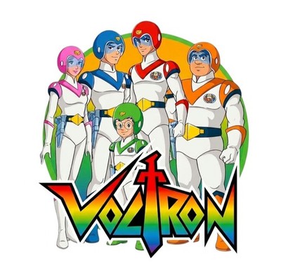 Voltron Lion Force 80s Cartoon Nostalgia Anime Manga Water Resistant Sticker