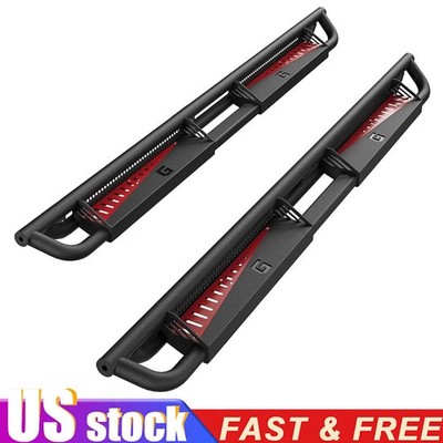 Drop 6'' Running Boards for 2007-2018 Chevy Silverado/Sierra Crew Cab Side Steps