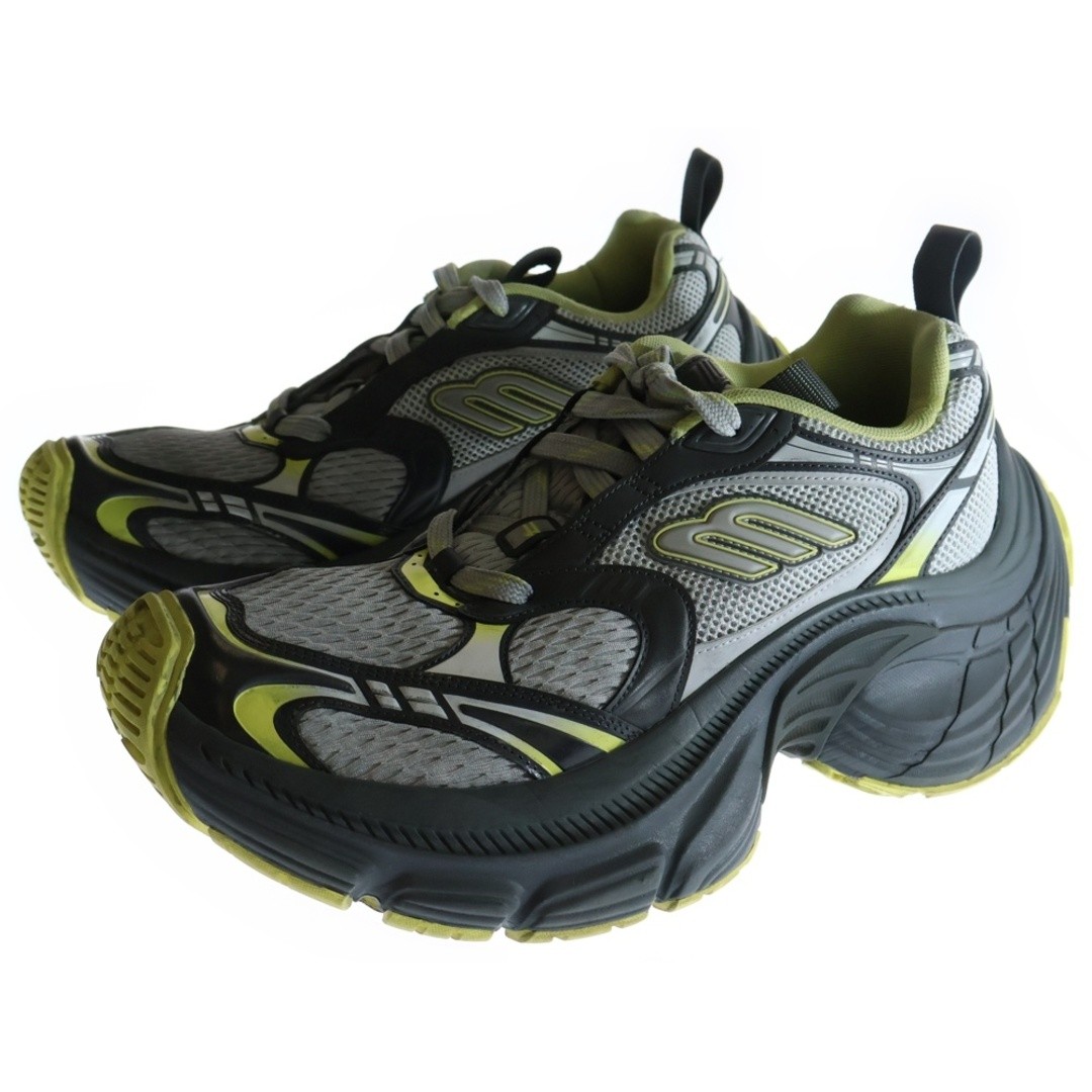 SAOLA Scarpa sneaker bassa Balenciaga 10XL mesh suola grossa grigio 792779 usata 6a32e5df7