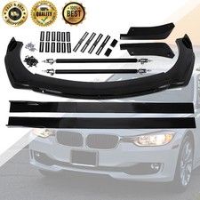 Universal Gloss Black Body Kit Front Lip Side Skirts Rear Diffuser 14pcs Set Abs Universal Gloss Black Body Kit Front Lip Side Skirts Rear Diffuser 14pcs Set Abs