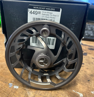 Orvis Mirage Saltwater Spool Size VI  (11-13wt) Pewter