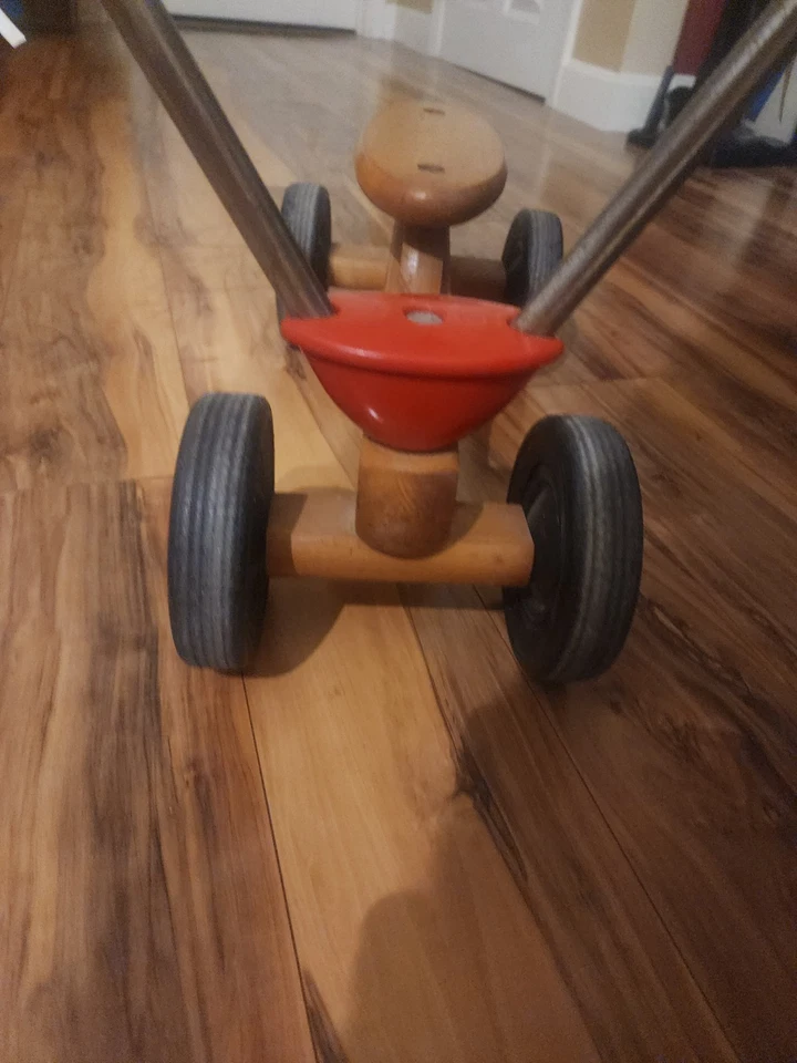 Radio Flyer de colección paseo a lo largo de madera para niños pequeños scooter serpentinas de arce duro. Foto 4 de 4
