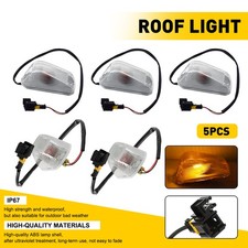5pcs Cab Roof Halogen Running Light Clear Amber for Dodge RAM Promaster 2014-23