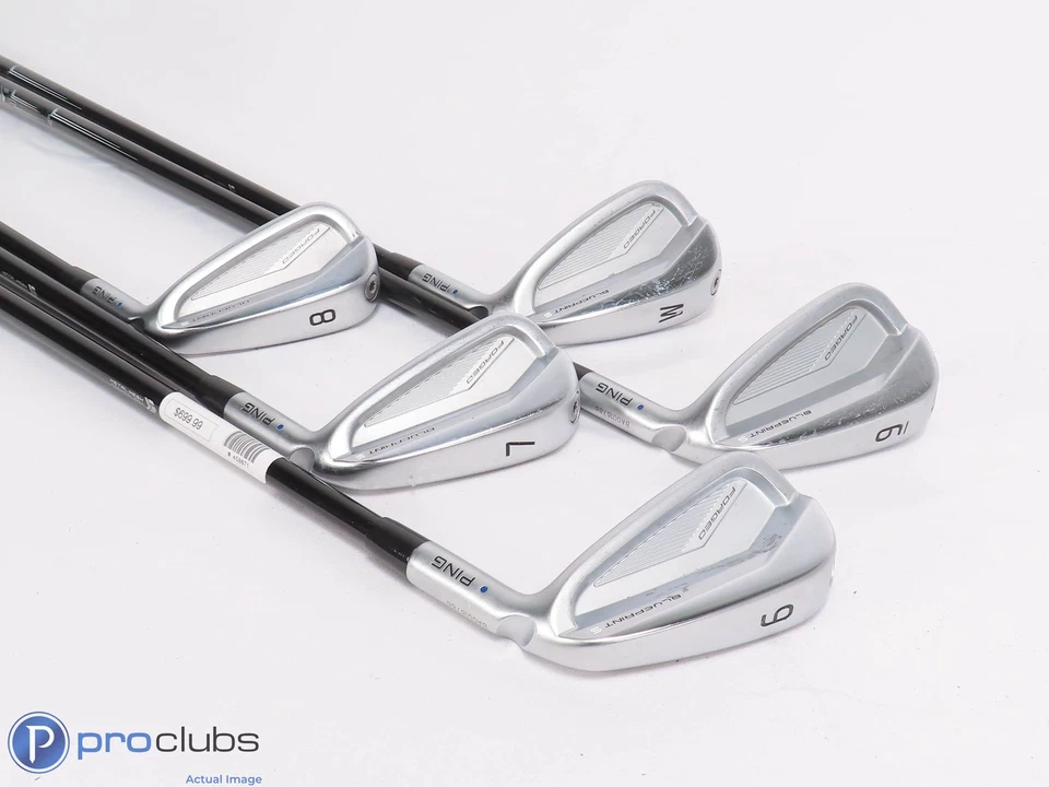 Nice Ping Blueprint S 6-PW IRON SET Blue Dot - MMT 105 Stiff Flex Graphite +1/2" - Image 2 of 4