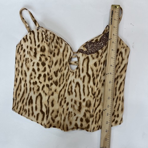 Rare Lise Charmel Panther Patterns Bustier Corset Bra Size L - Picture 14 of 14