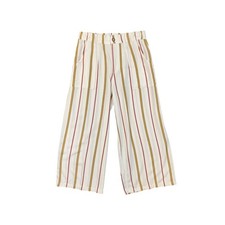 RVCA Pants Womens L Large Multi Fully Noted Stripes High Rise Wide Leg Trousers