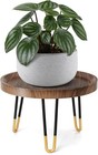 Plant Stand Indoor Outdoor, Mid Century Style Walnut Wood Color Plant Stand,Wate — photo 6