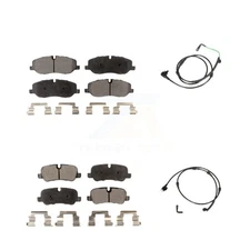 TEC KTW-100358 Brake Pad Sets 4-Wheel Set Front & Rear for Land Rover LR3 2005