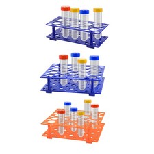 3 Pack Test Tube Rack Centrifuge Tube Holder for 10mL 15mL 50mL Detachable Pl...