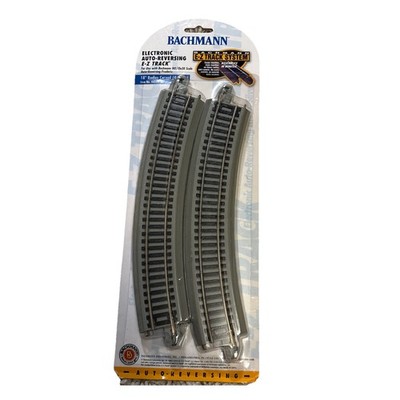 BACHMANN 44549 E-Z TRACK HO 18'' AUTO-REVERSING CURVES (4) nickel silver BAC44549