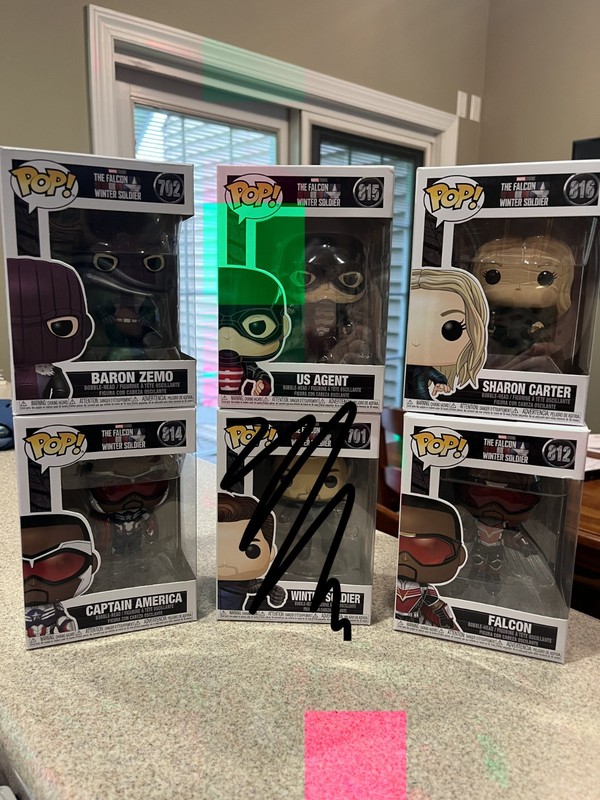 Funko Pop Marvel Falcon Winter Soldier Lot 5 Zemo US Agent Sharon Carter NIB