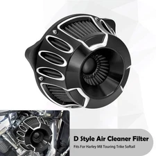 CNC Air Cleaner Filter Grey Element For Harley 17-2025 Touring Street Road Glide