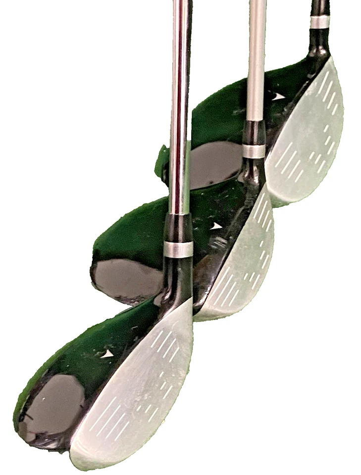 Tour Edge Reaction2 Wood Set 460cc Ti Driver,3w, 4h Regular Flex RH Nice Grips - Image 4 of 4