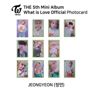 Twice 5th Mini Album What Is Love Official Photocard Jeongyeon Kpop K Pop Ebay
