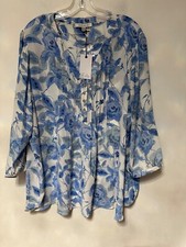 New woman Plus size Rose and olive blouse siz...