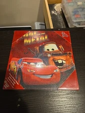 Disney Pixar Cars Pedal To The Medal Canvas Picture Frame 11” x 11”