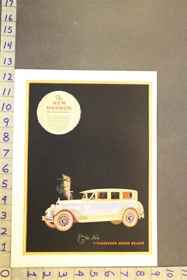 1926 MARMON 7-PASSENGER SEDAN DELUXE INDIANAPOLIS INDIANA MOTOR CAR AUTO AD UC54