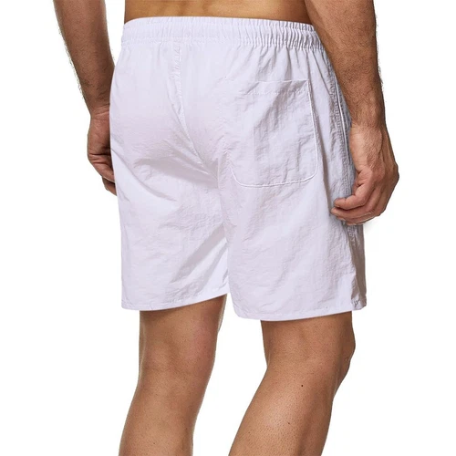 Herren Freizeit Lose Shorts Taschen Kordelzug Einfarbig Strand Basic Shorts - Bild 20 von 64