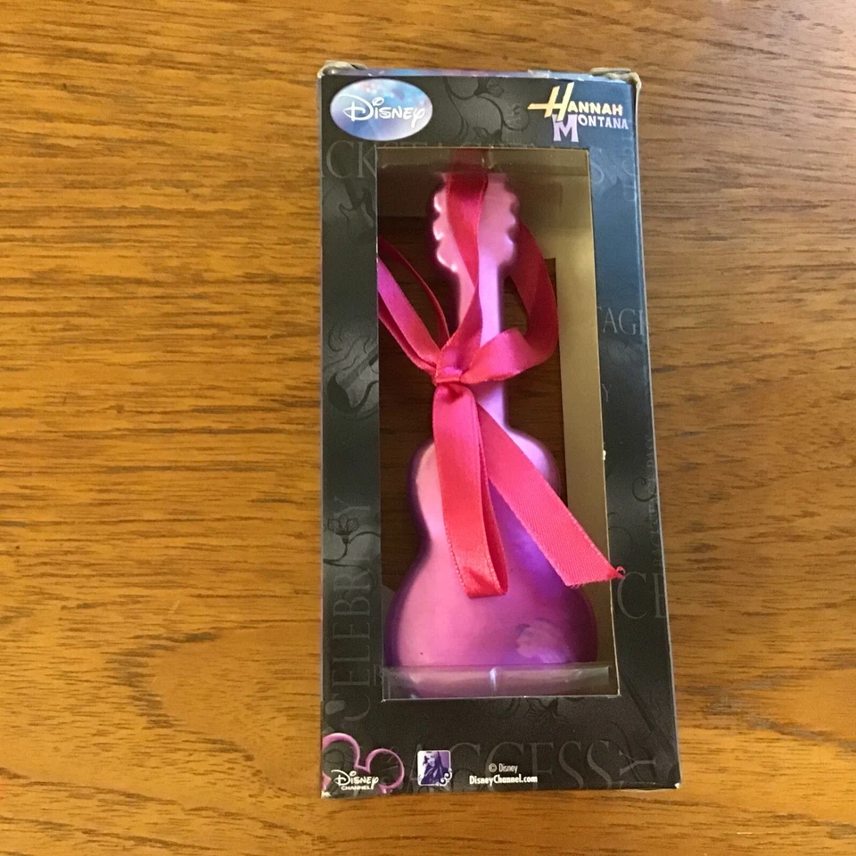 Hannah Montana Guitarra Púrpura Árbol de Navidad Adorno - Disney - Nuevo Foto 2 de 3