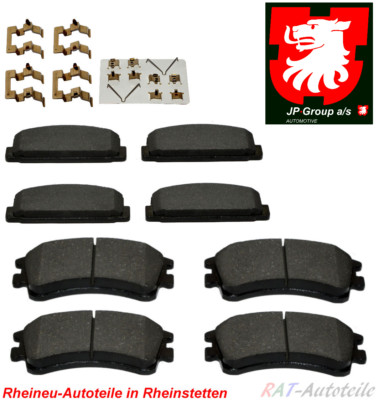 JP/QH Bremsbeläge Satz+Zubehör Vo+Hi MAZDA 6 GG Hatchback GG 6 Station Wagon GY