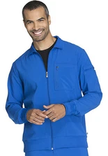 Royal Cherokee Scrubs Infinity Mens Zip Front Warm Up Jacket CK305A RYPS