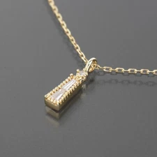 agete Diamond necklace 2021 winter limited edition 18K Yellow gold E1731