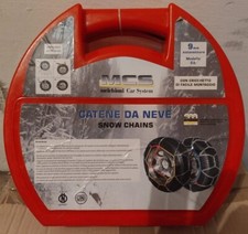 Catene da neve Melchioni 9 mm con cricchetto di facile montaggio 