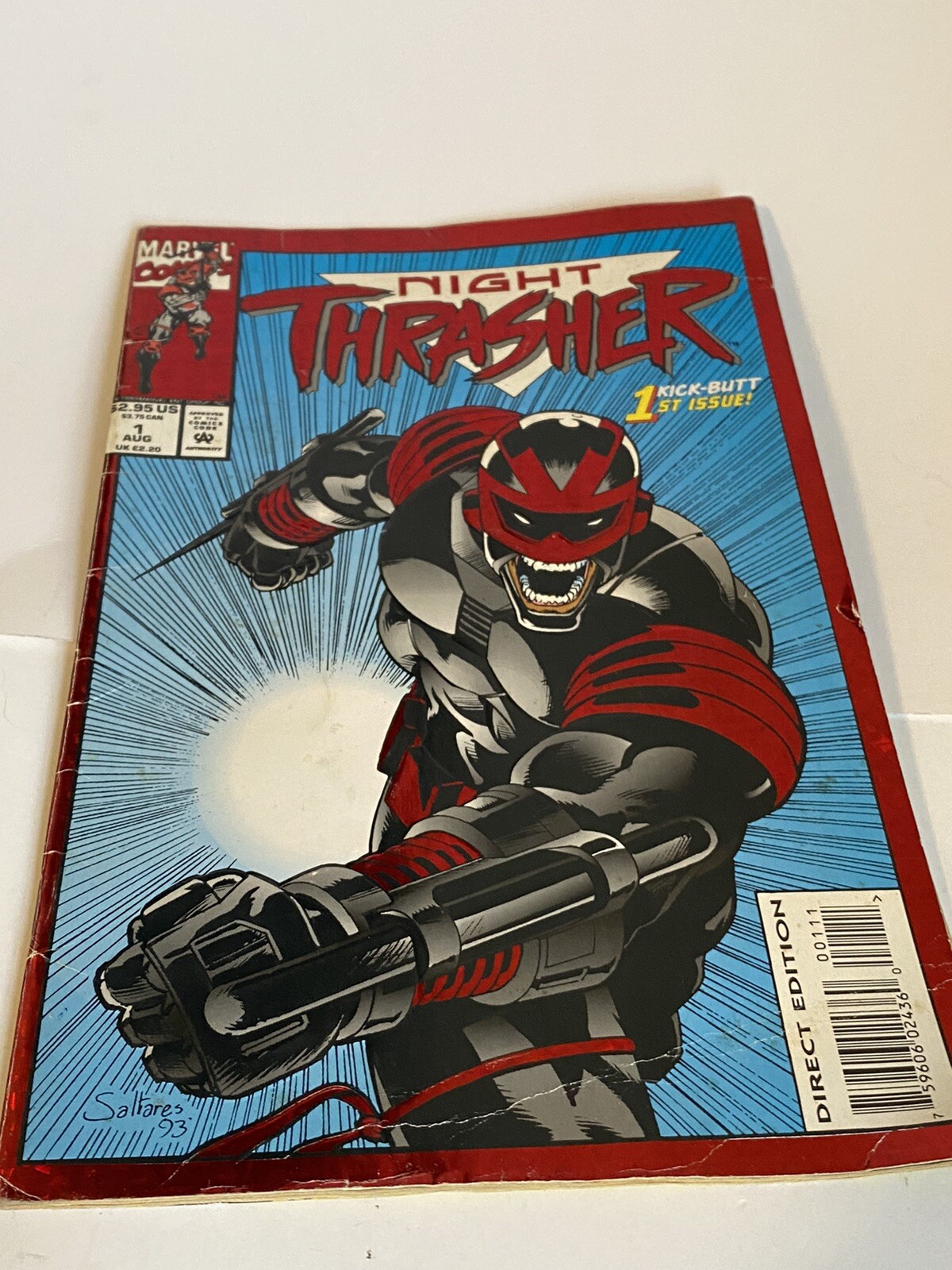 Night Thrasher #1 [New Warriors] low Grade Marvel Comic Book first solo series