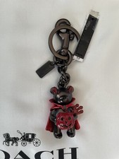 NWT Coach Halloween Bear Bag Charm