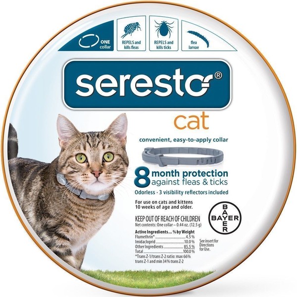 Bayer Seresto For Cats 16 lbs lb 256 fl oz for sale online | eBay