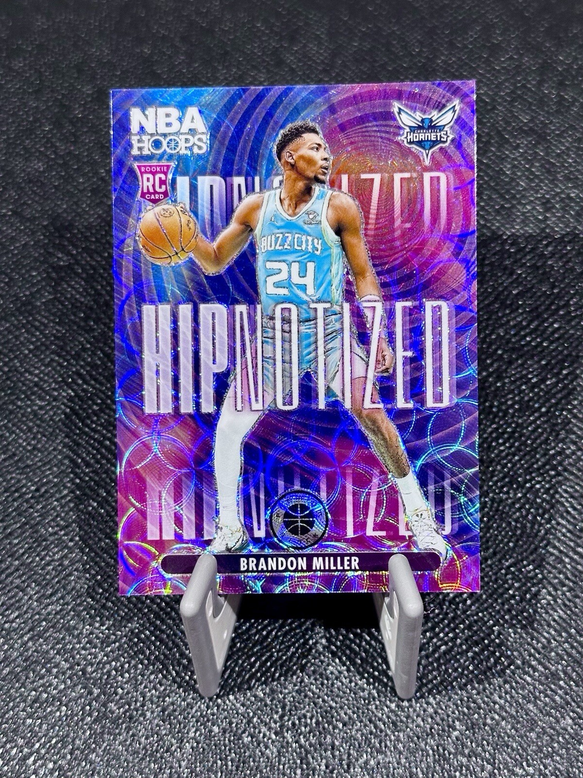 CASE HIT Brandon Miller Hipnotized Rookie 2023-24 NBA Hoops Premium Stock SSP #7