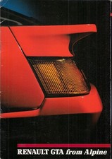 Renault Alpine GTA 1988-89 UK