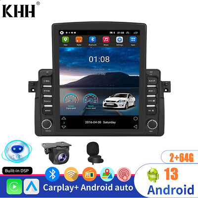 9.7'' Android 13 For BMW 3-Series E46 1998-2006 Carplay GPS Nav Car Stereo Radio