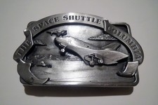 NASA Astronaut Owned SPACE SHUTTLE COLUMBIA BUCKLE - SUPERB QUALITY Bergamot