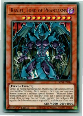 Raviel Lord Of Phantasms - Ultra Rare YUGIOH Card Mint / Near Mint  Condition | eBay