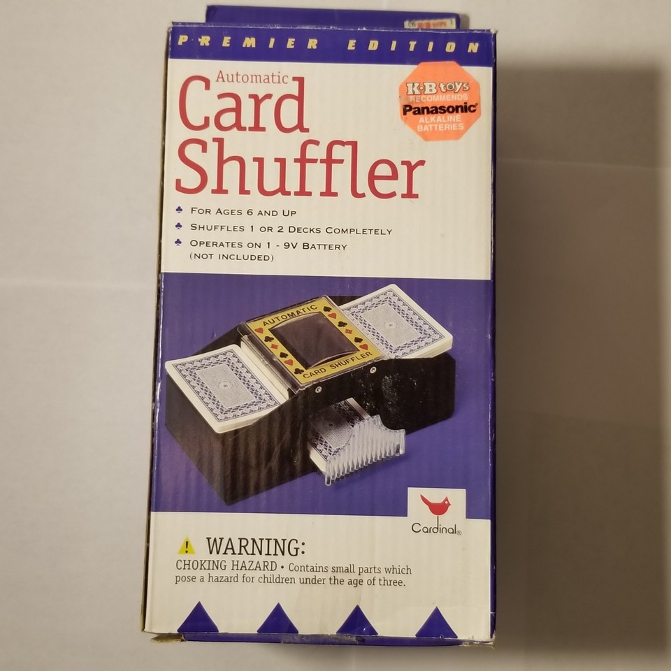 (1997) Vintage Kay Bee Toys Cardinal Card Shuffler Toy With Box eBay
