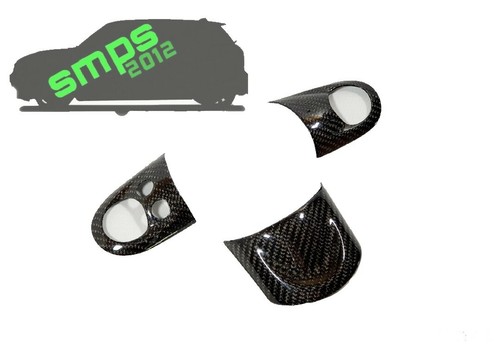 KUNGKIC Adesivo Decorativo Per Volante In Fibra Di Carbonio Per Mini Cooper R55 R56 R57 R58 R59 R60 R61 – Nero