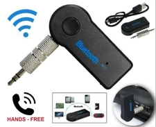 Wireless Bluetooth 3.5mm AUX Receiver – Car & Home Stereo Audio Adapter