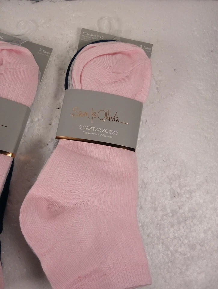 3 paquetes de calcetines Sam&Olivia cuarto total si calcetines 9 pares Foto 2 de 4