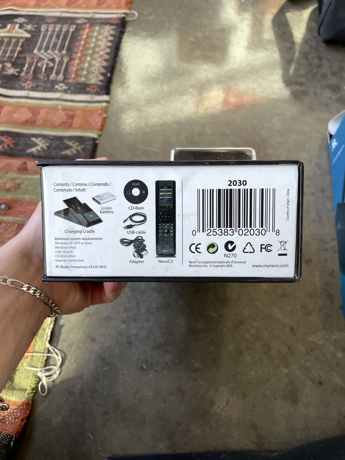 NEVO C3 Remote & Acoustic Research E433B RF Extender